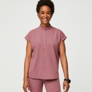 Figs Women's Mauve Rafaela™ - Oversized Scrub Top - XXS